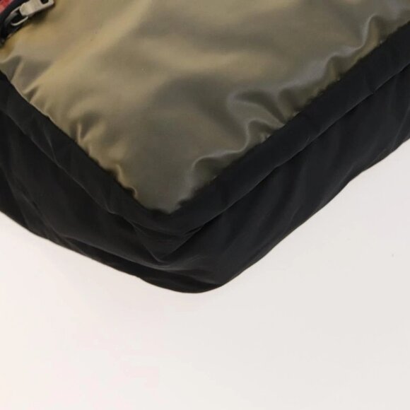 PRADA Sports Shoulder Bag Nylon Black Silver Auth bs26885 - Picture 4 of 16